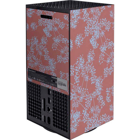 Airy Blue Floral Xbox Series X Bundle Skin